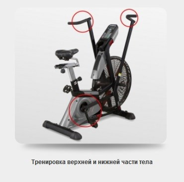 Аэробайк BH FITNESS CROSSBIKE 1100
