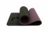 Коврик для йоги Original FitTools 10 мм двухслойный TPE черно-фиолетовый