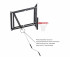 Баскетбольный щит DFC 44" (110 x 70 см) PC2MM110 со съёмным регулятором высоты
