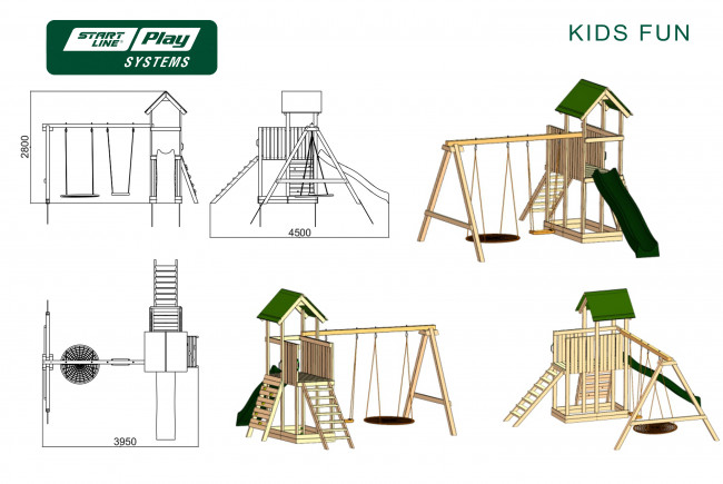 Детский городок Start Line KIDS FUN эконом Детский городок Start Line KIDS FUN эконом