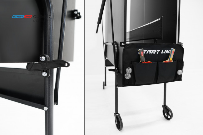 Теннисный стол Start Line Olympic Black с сеткой Теннисный стол Start Line Olympic Black с сеткой
