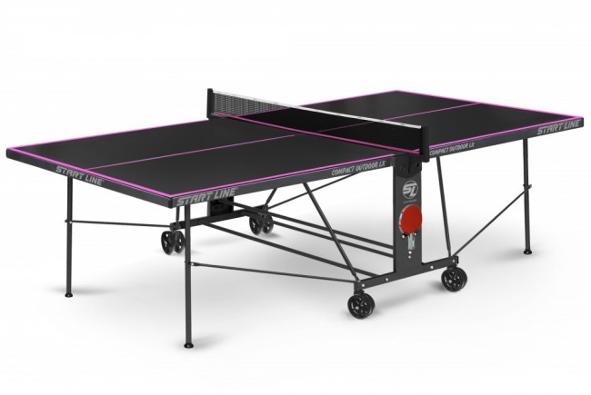 Всепогодный теннисный стол Start Line Compact-2 LX Black