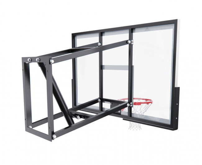 Баскетбольный щит DFC 54" (136 x 80 см) TG6MM136 со съёмным регулятором высоты, стекло 6 мм